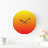 Rood, Oranje en Geel verloop van de Waterverf Grote Klok (Huis)