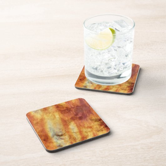 Rood Oranje en gele morsen Onderzetter (Rechterzijde)