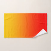 Rood Oranje Geel 3 stuk Bad Handdoek (Handdoek)