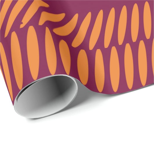 Rood Oranje geel Afrikaans / Etnische Gift Wrap Cadeaupapier (Rol Hoek)