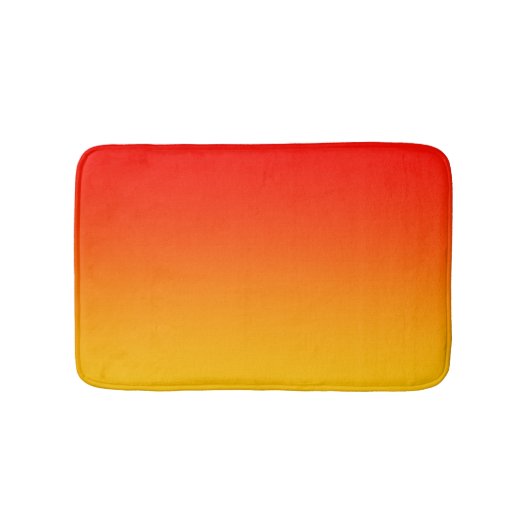 Rood Oranje Geel Blend Badmat (Voorkant)