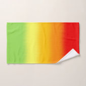 Rood Oranje Geel Groen Bad Handdoek (Handdoek)