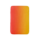 Rood Oranje Geel Mengeling Badmat (Voorkant Verticaal)