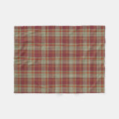 Rood Oranje handvat Fleece Deken (Voorkant (Horizontaal))