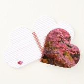 Rood Oranje Herfst najaar Natuur foto Notitieboek (Binnen)