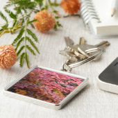 Rood Oranje Herfst najaar Natuur foto Sleutelhanger (Zijkant)