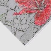 Rood-Oranje Hibiscus tissuepapier (Detail)