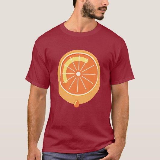 Rood oranje shirt (Voorkant)