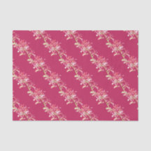 Rood orchidee bloemenverpakken voor waterverf