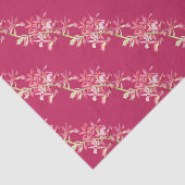 Rood orchidee bloemenverpakken voor waterverf tissuepapier (Detail)