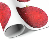 Rood Ornament wit inpakpapier (Rol Hoek)