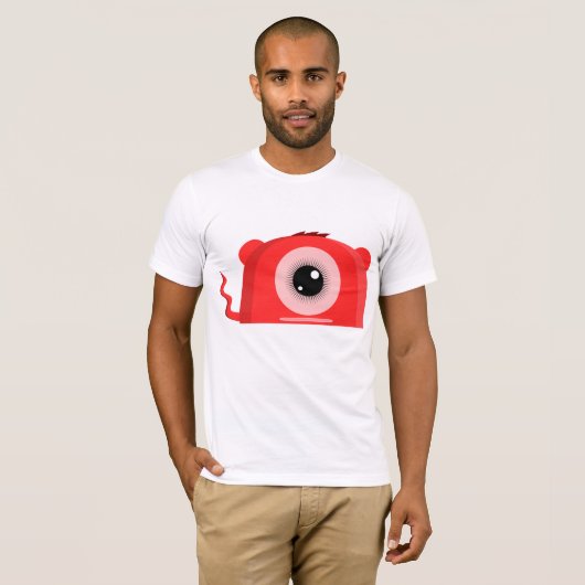 Rood Oso Mannen T-shirt (Voorkant volledig)