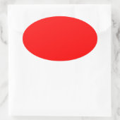 Rood Ovale Sticker (Tas)