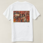 Rood overal hem 1 t-shirt (Design achterkant)