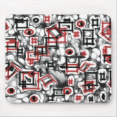 Rood overal muismat (Voorkant)