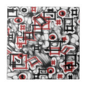 Rood overal tegeltje (Voorkant)