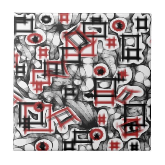 Rood overal tegeltje (Voorkant)