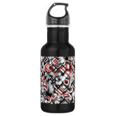 Rood overal waterfles  (Voorkant)