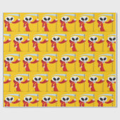 Rood overlijden - Verpakkingspapier Cadeaupapier (Vlak)