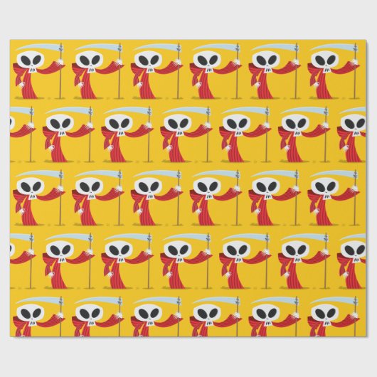 Rood overlijden - Verpakkingspapier Cadeaupapier (Vlak)