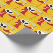 Rood overlijden - Verpakkingspapier Cadeaupapier (Hoek)