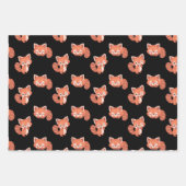 Rood paandpakpapier inpakpapier vel (Voorkant)