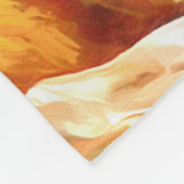 Rood paard op de hemel Fleece Deken (Hoek)