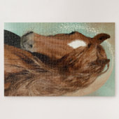 Rood paard - Puzzel (Horizontaal)