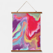 Rood, Paars en blauw schoeisel Hangend Wandkleed (Voorkant 2)