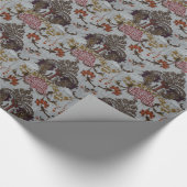 Rood Paars en Oranje verlooppapier voor ventilator Cadeaupapier (Hoek)