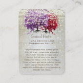 Rood Paars hartverscheurend - Brondenkaarten Visitekaartje (Voorkant)