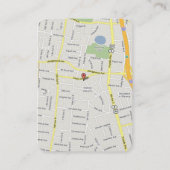 Rood Paars hartverscheurend - Brondenkaarten Visitekaartje (Achterkant)