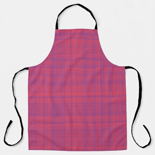 Rood Paars Karo Patroon Schort (Voorkant)