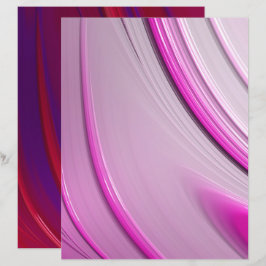 Rood Paars Roze Ombre Fractal Scrapbook Paper