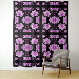 Rood-paarse Lotus Wandkleed