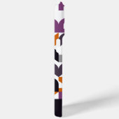 Rood Paarse Sinaasappel Zwart Mideeuwse Kunstpatro Case-Mate iPhone Case (Achterkant / Rechts)