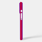 Rood Paarse Stijlvolle Strepen Patroonontwerp Case-Mate iPhone Case (Achterkant / Links)