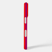 Rood Paarse Stijlvolle Strepen Patroonontwerp Case-Mate iPhone Case (Achterkant / Rechts)