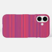 Rood Paarse strepen Naadloos patroon Case-Mate iPhone Case (Achterkant (horizontaal))