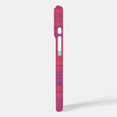 Rood Paarse strepen Naadloos patroon Case-Mate iPhone Case (Achterkant / Links)