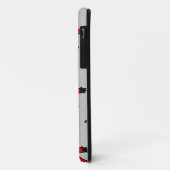 Rood pak astronauten op grijs Case-Mate iPhone case (Achterkant/links)