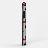Rood pak astronauten op grijs Case-Mate iPhone case (Achterkant/rechts)