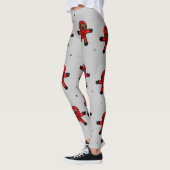 Rood pak astronauten op grijs leggings (Links)