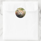 rood-panda-005 ronde sticker (Tas)