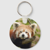 rood-panda-007 sleutelhanger (Voorkant)