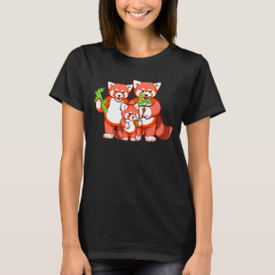 Rood Panda Beer Zookeeper Zoogoer Wildlife Animal T-shirt