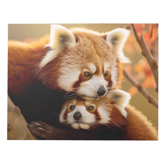 Rood Panda Dier Wild Beauty Freedom Wilderness Notitieblok (Voorkant)