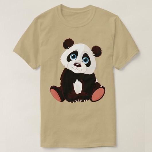 Rood Panda Tshirt klassiek (13) (Design voorkant)