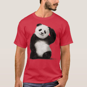 Rood Panda Tshirt klassiek (16)