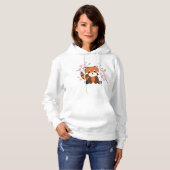 Rood-panda zoete dieren voor Kawaii Kawaii Hoodie (Voorkant volledig)